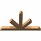 Ekena Millwork Saratoga Timber Gable Bracket, Western Red Cedar, 72"W x 42"H x 5 1/2"D x 5 1/2"F, 14/12 Pitch GBW072X42X0606SAR00SWR - alternate 5